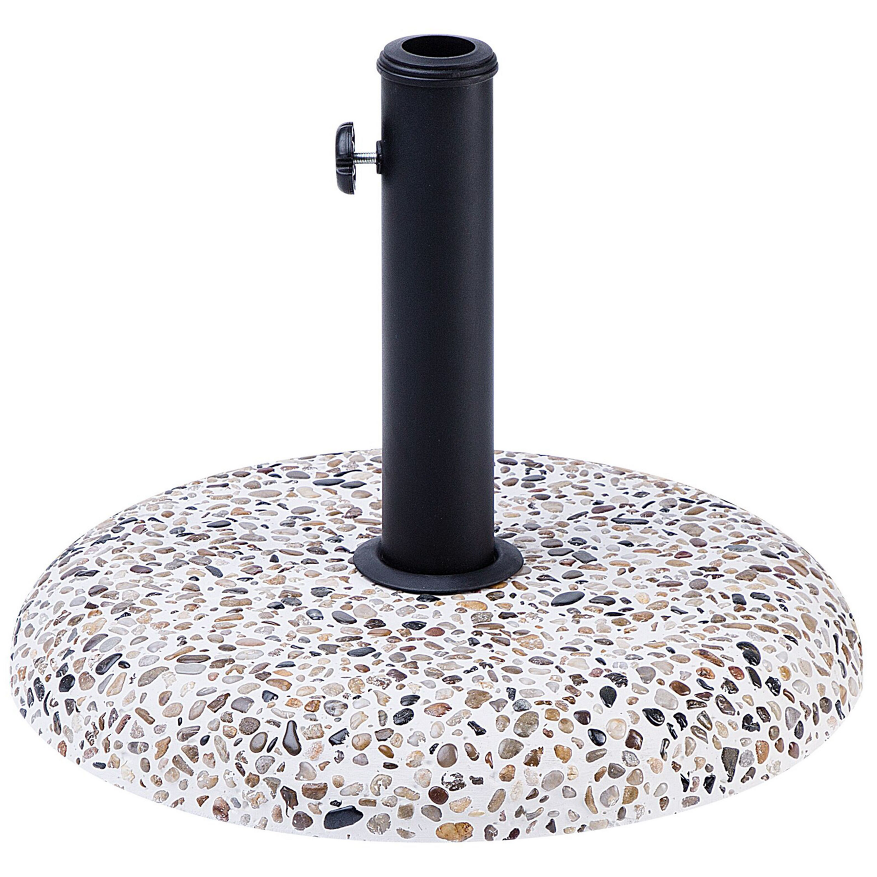Beliani - CEVO - Parasolvoet - Wit - Beton