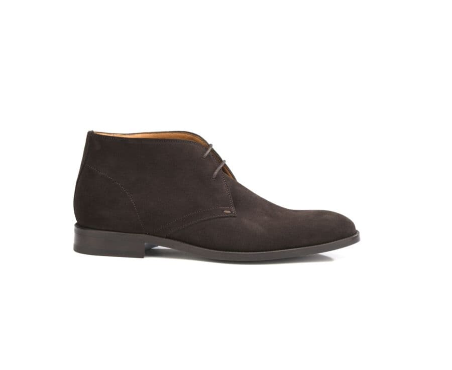Chukka boots homme Velours Brun - WORMINGTON GOMME