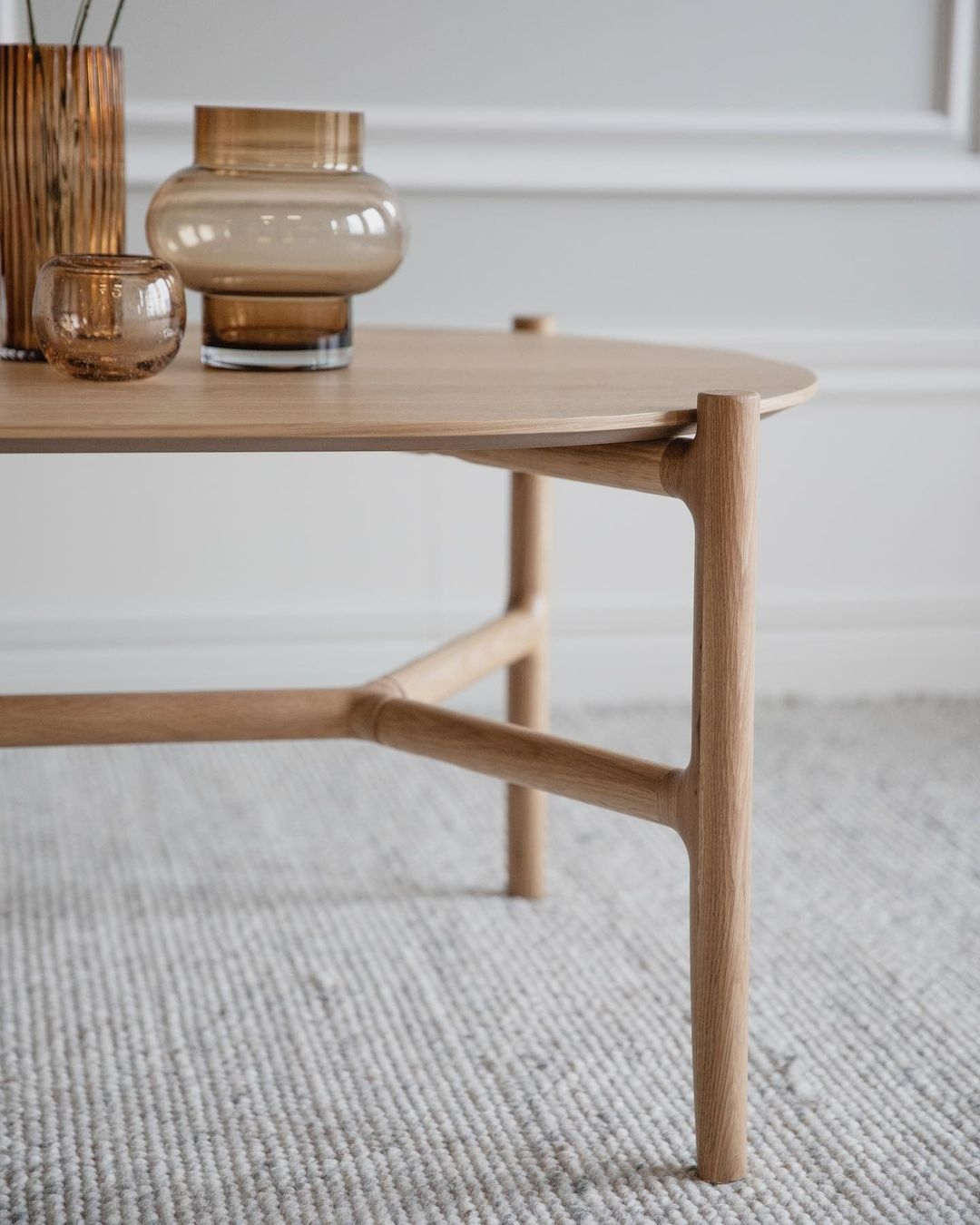 Ovale salontafel Holton Naturel