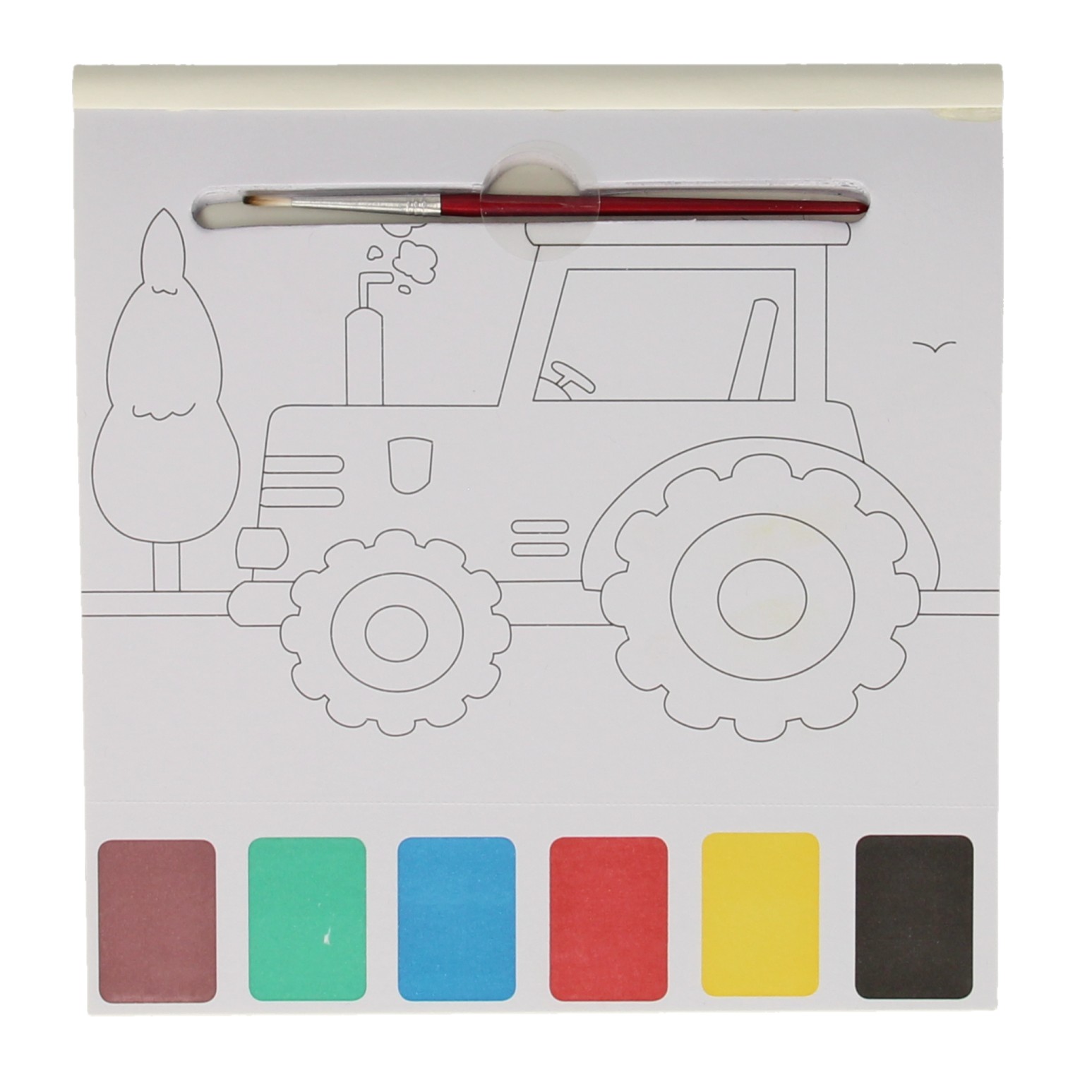 Waterverfkleurboek Set Vervoer