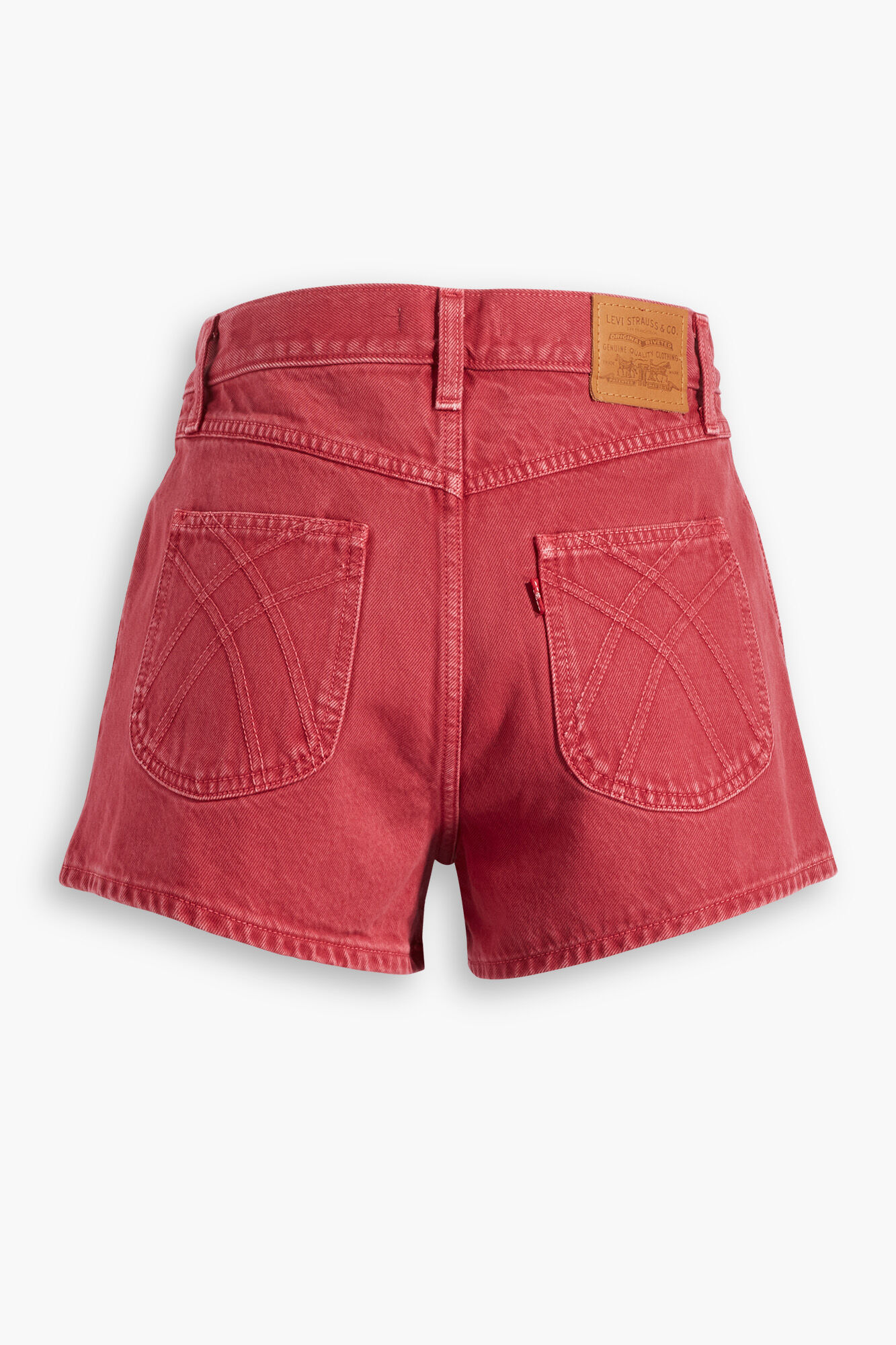 Shorts jeans 80s Mom™ - Vermelho