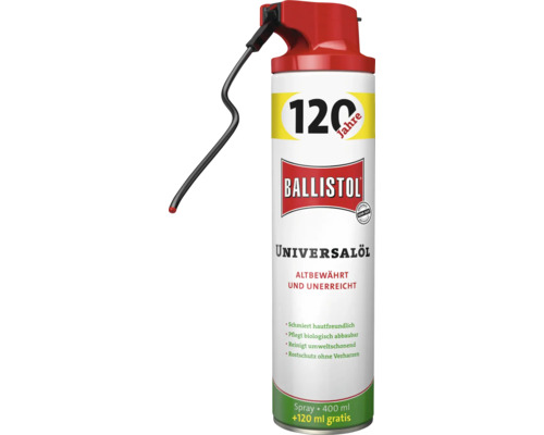 Universal Oil 120 Jaar Ballistol Jubileumbus Spray 400 ml (+120 ml GRATIS)