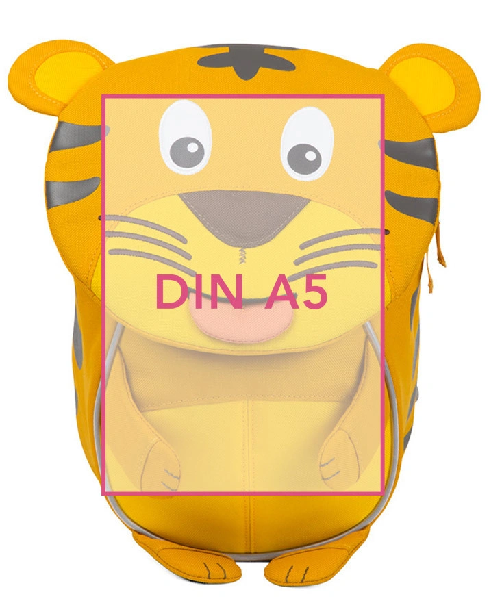 Kinderrucksack KLEINER FREUND – TIMMY TIGER (17x25x11) in orange