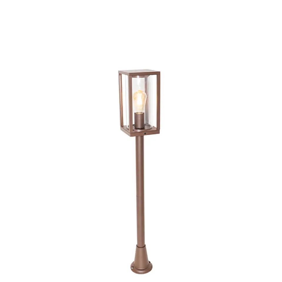 Qazqa staande buitenlampen charlois bronskleurig e27