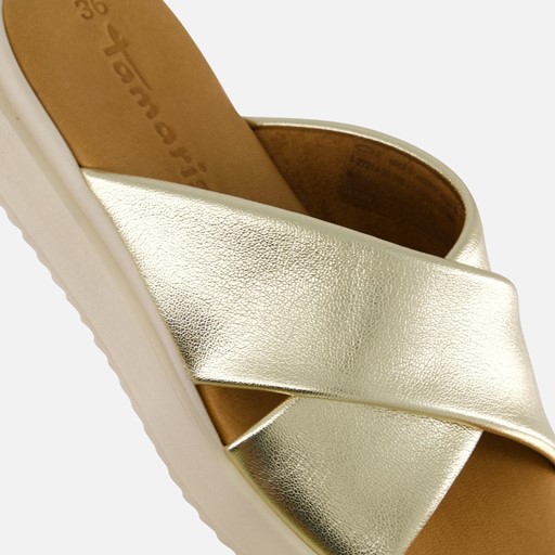 Tamaris Slippers goud Synthetisch
