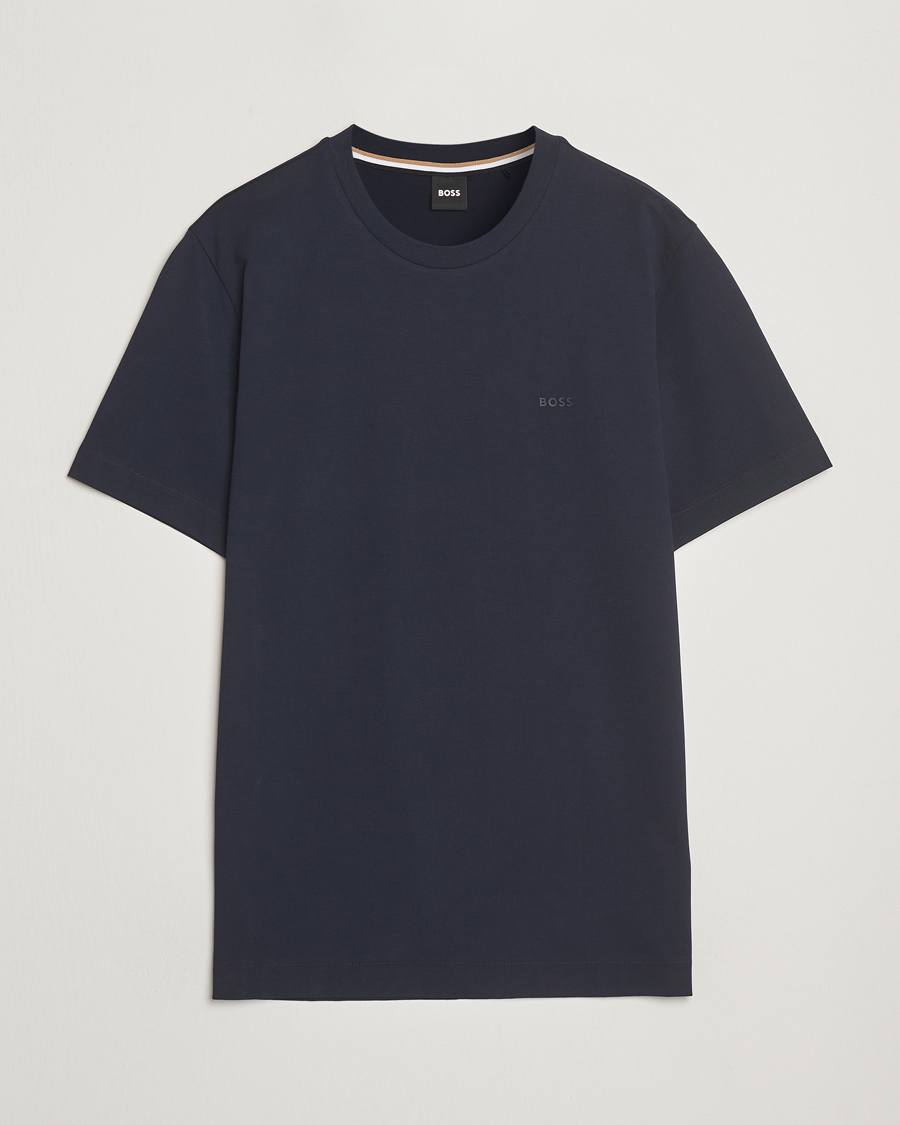 BOSS BLACK Thompson Crew Neck T-Shirt Dark Blue