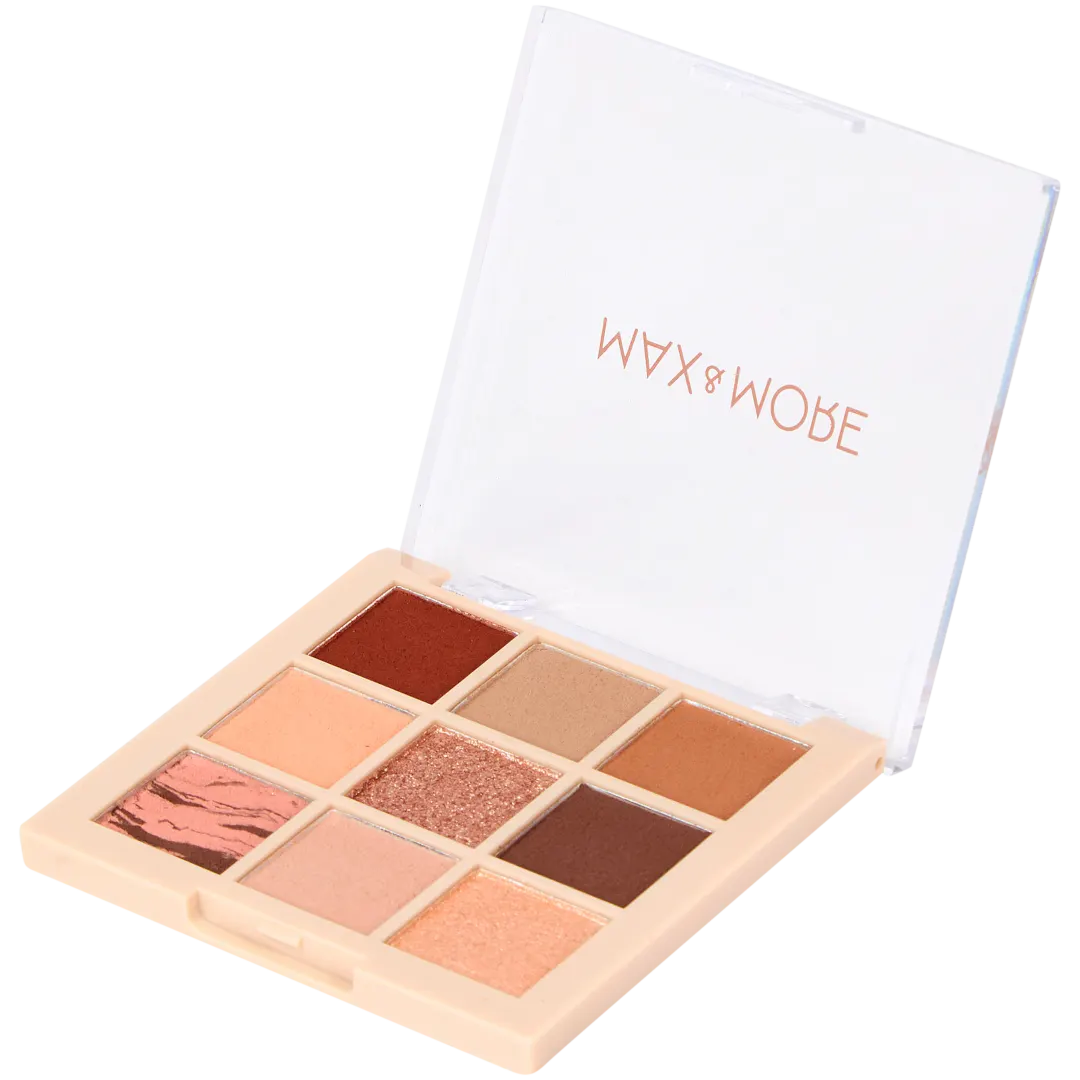 Palette d'ombres à paupières creamy Max & More