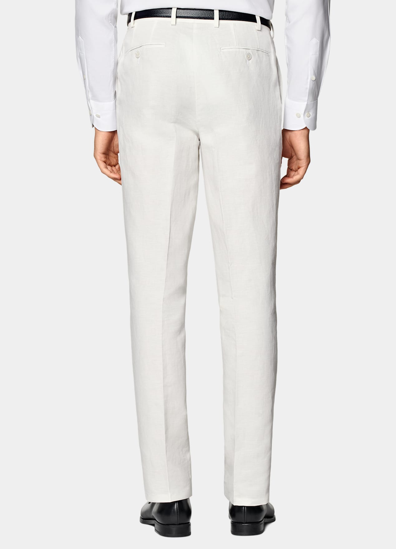 Costume Havana coupe Tailored blanc cassé