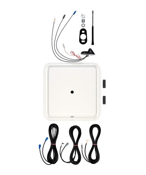 Aktive 12V Kombiflex Dachantenne für Reisemobile mit GfK-Dach