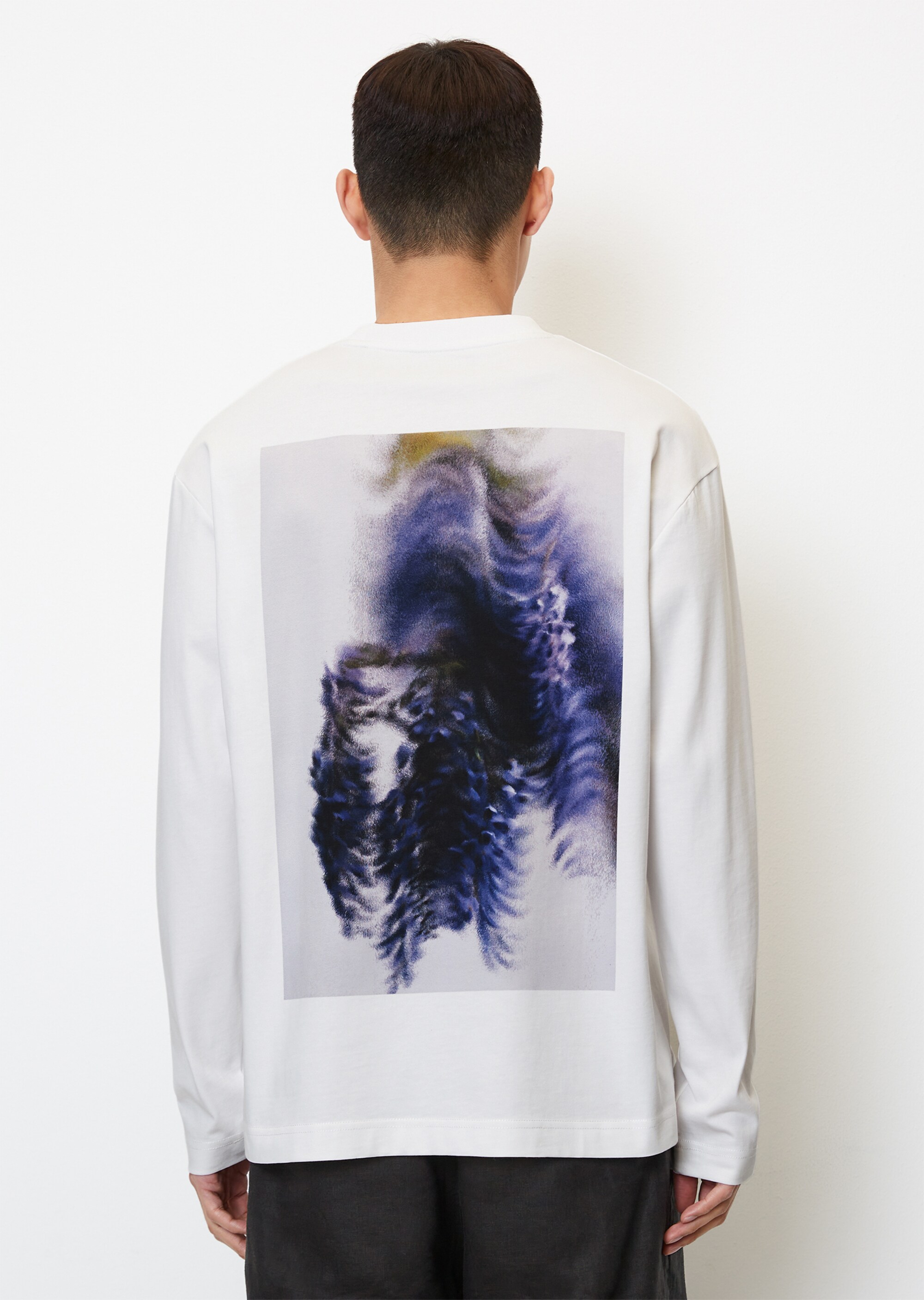 STUDIO MARY LENNOX for MO'P Longsleeve relaxed mit floralem Rückenprint