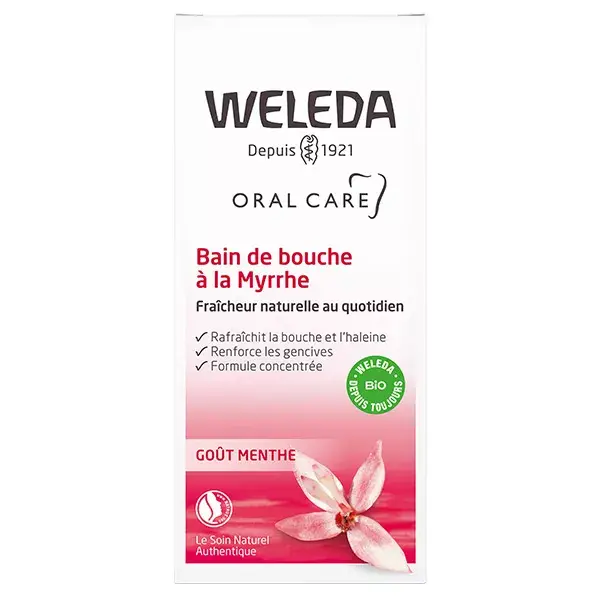 Enxaguante bucal de mirra orgânica Weleda 50ml