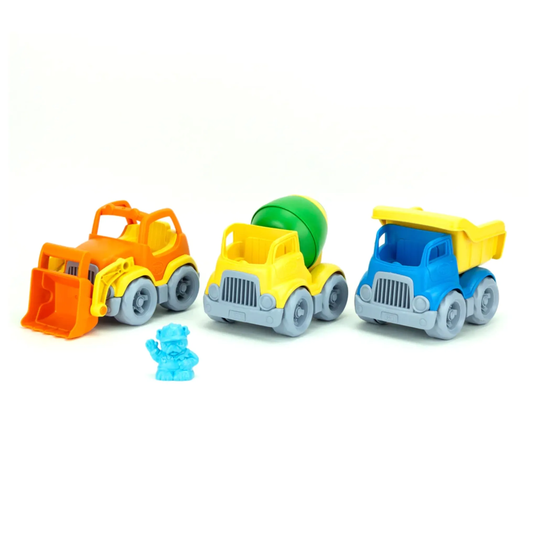Green Toys Ensemble Camions (3) et Personnages