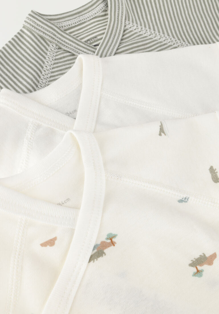 PETIT BATEAU witte petit bateau  3 bodies naiss mc