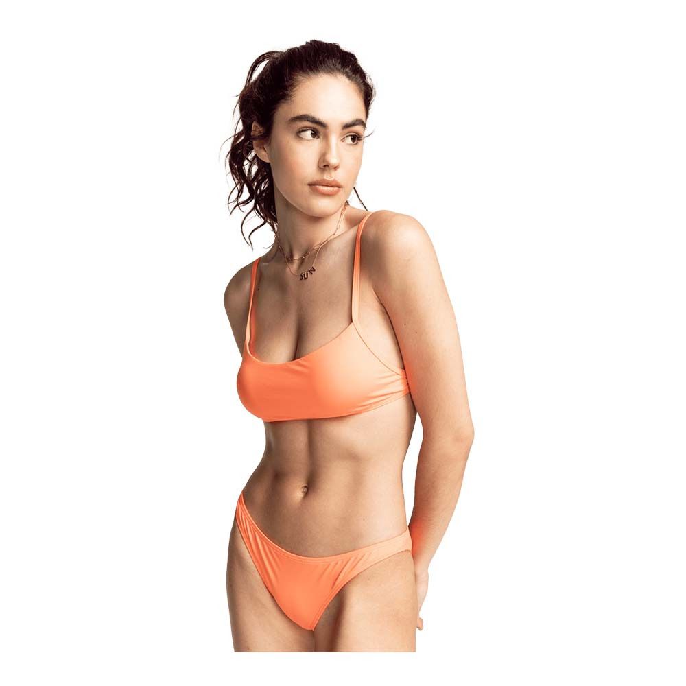 Billabong SS BRALETTE - Haut maillot de bain Femme orange crush
