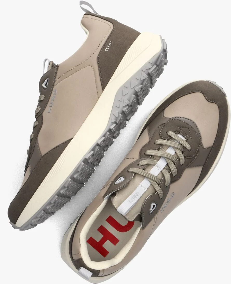 HUGO grijze hugo lage sneakers kane runn