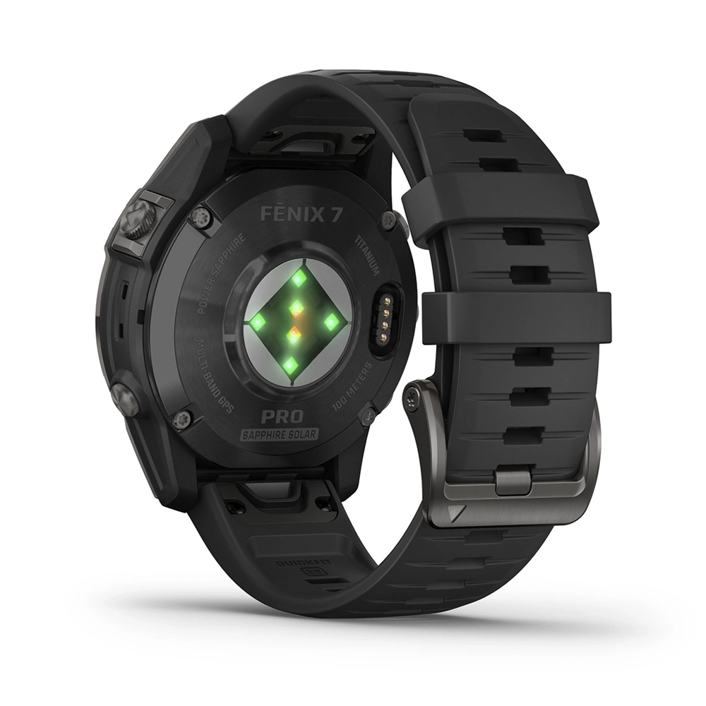 Garmin fenix 7 Pro Sapphire Solar Edition Smartwatch Schwarz/Carbongrau 47mm