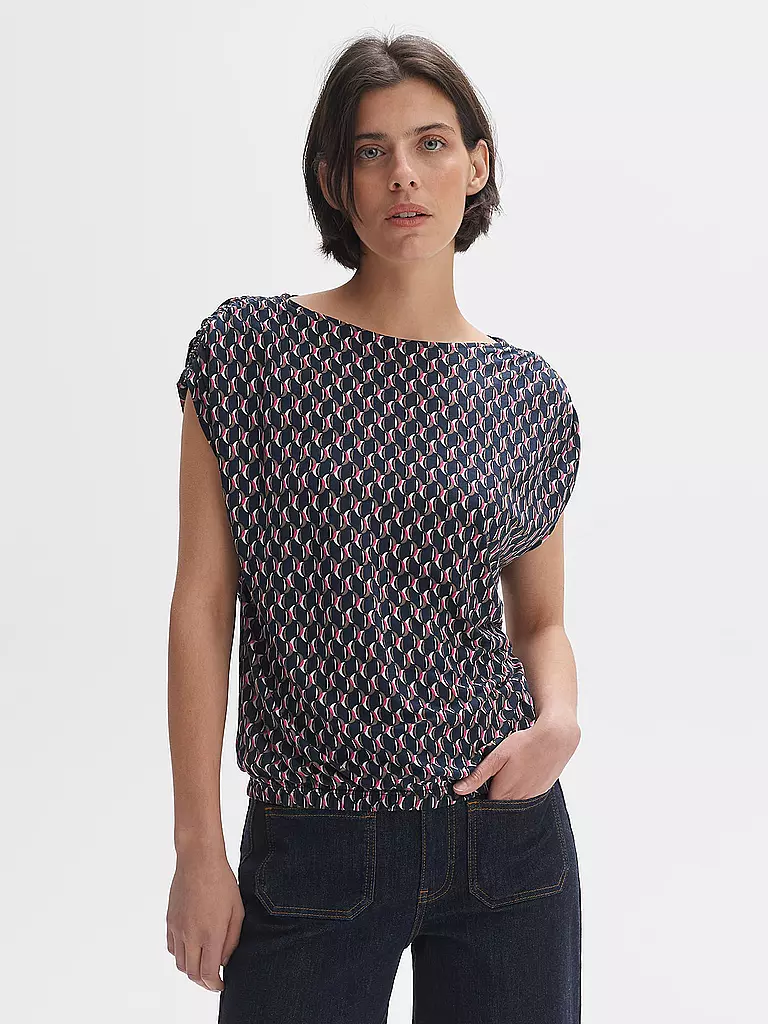 OPUS Blusenshirt SEKADI blau