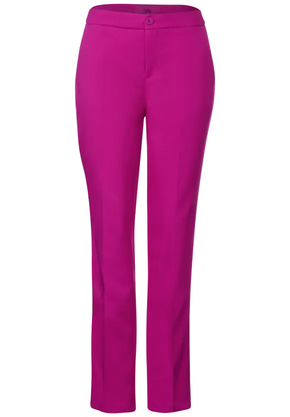 Loose Fit Twillhose - bright cozy pink