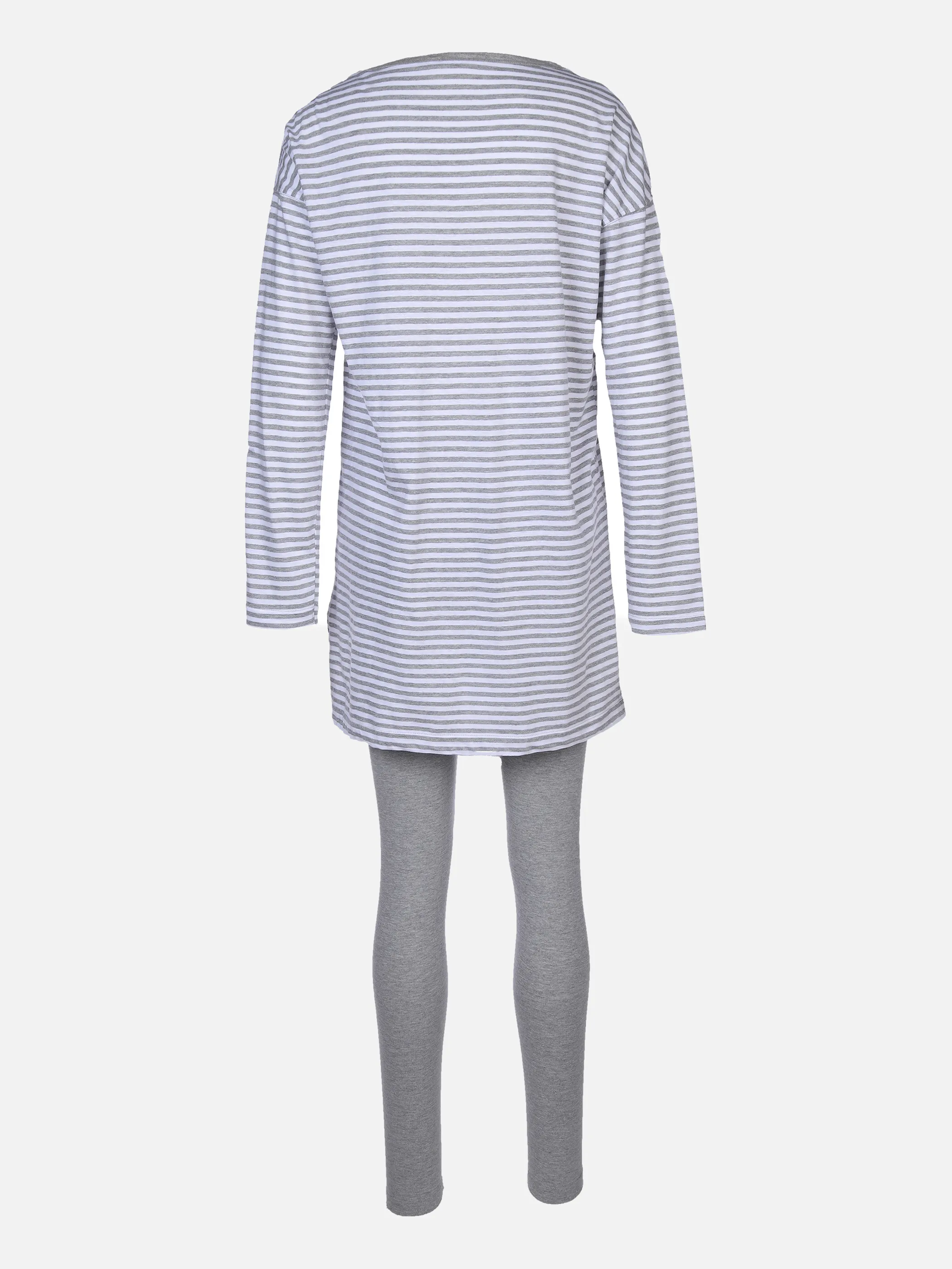 Damen Pyjama im Streifenlook