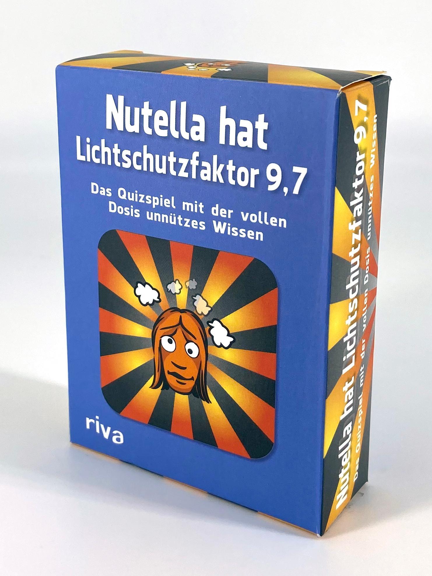 Nutella hat Lichtschutzfaktor 9,7 - Das Quizspiel mit der vollen Dosis unnützes