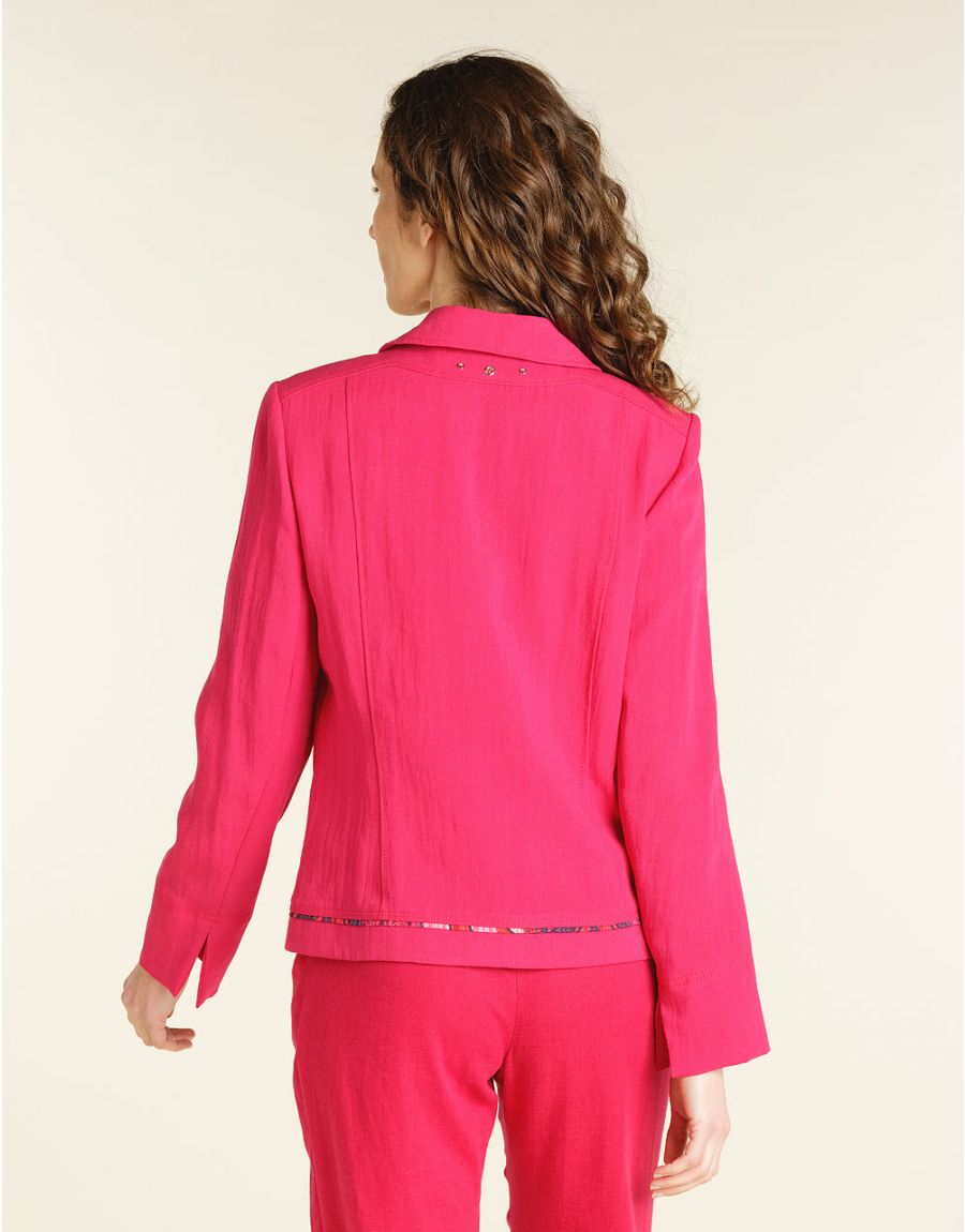 Veste chic rose fuchsia