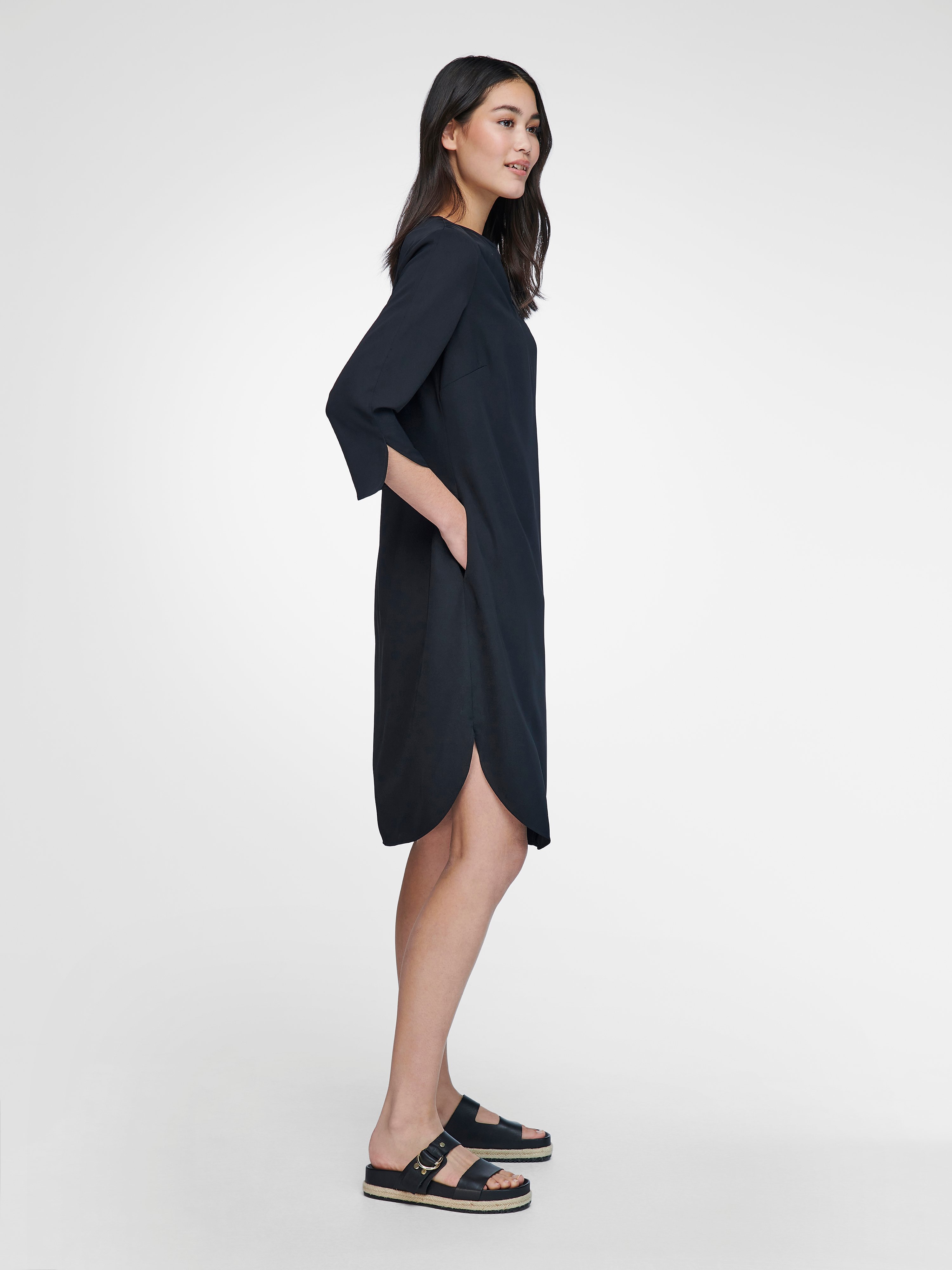 Kleid mit 3/4-Arm