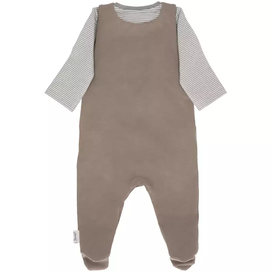 Sterntaler Strampler-Set Jersey Eddy grau