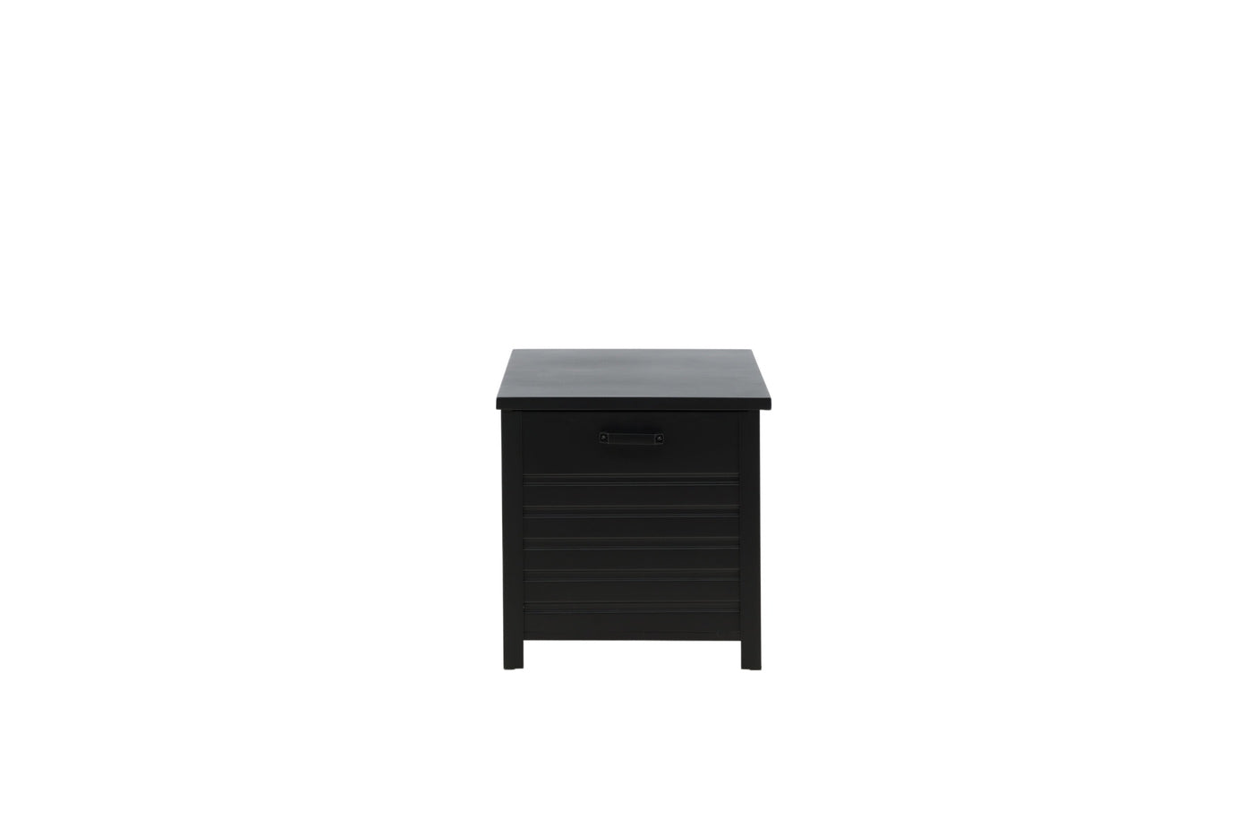 FjÃ´rd - Kussenbox Zwart Aluminium - 130x60x60cm - Elsa