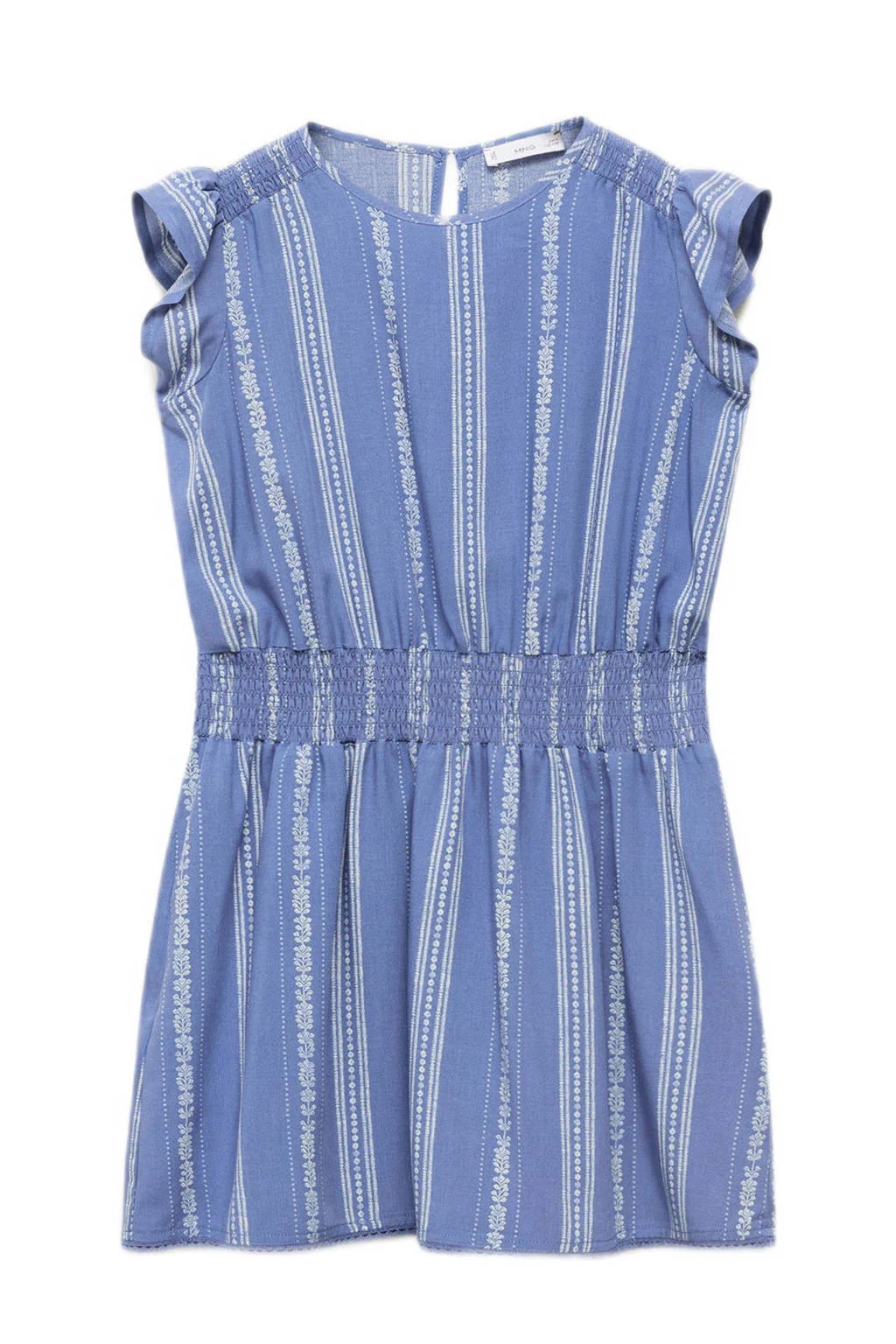 Mango Kids midi jurk blauw