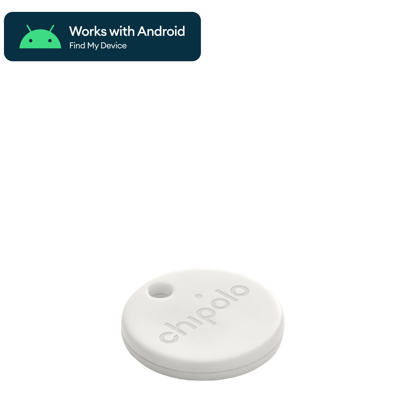 Chipolo ONE Point (Google Find My) off white