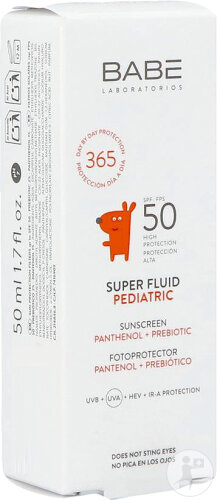 Babé Sun Photoprotecteur Super Fluide Pediatric IP50 Flacon 50ml
