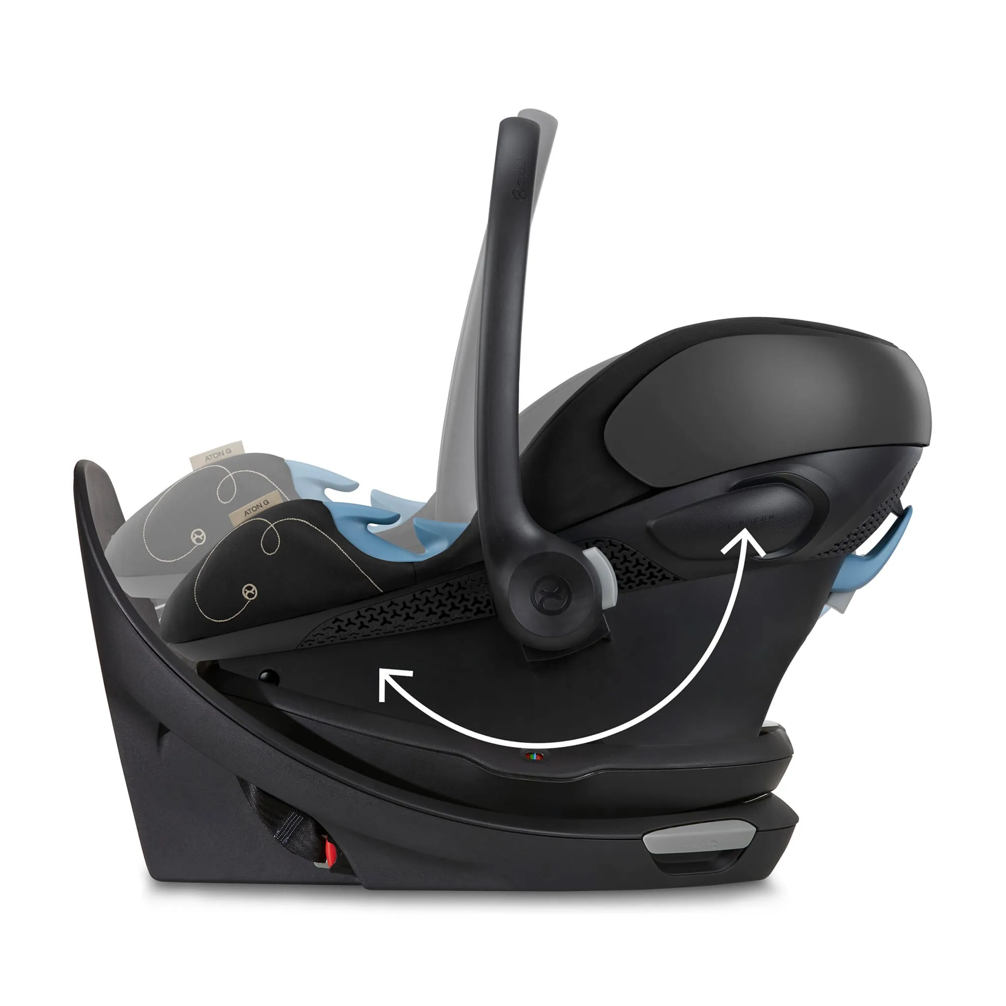 Cybex Siège d'Auto Aton G Swivel - Moon Black