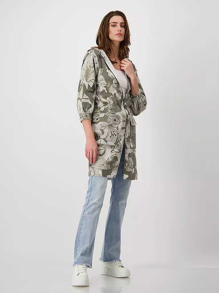 MONARI Strickmantel olive