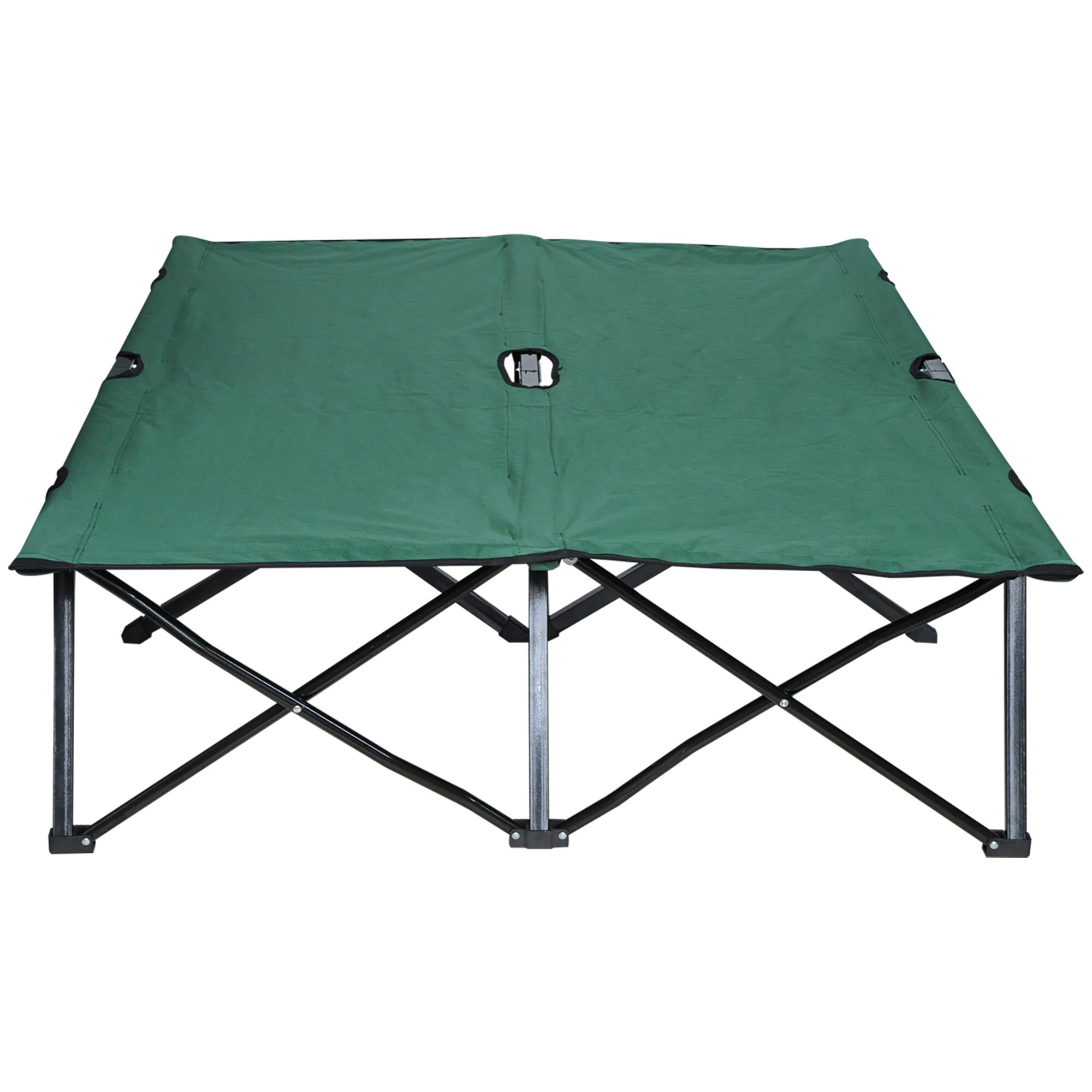 Outsunny Feldbett mit Tragetasche 193L x 125B x 40H cm