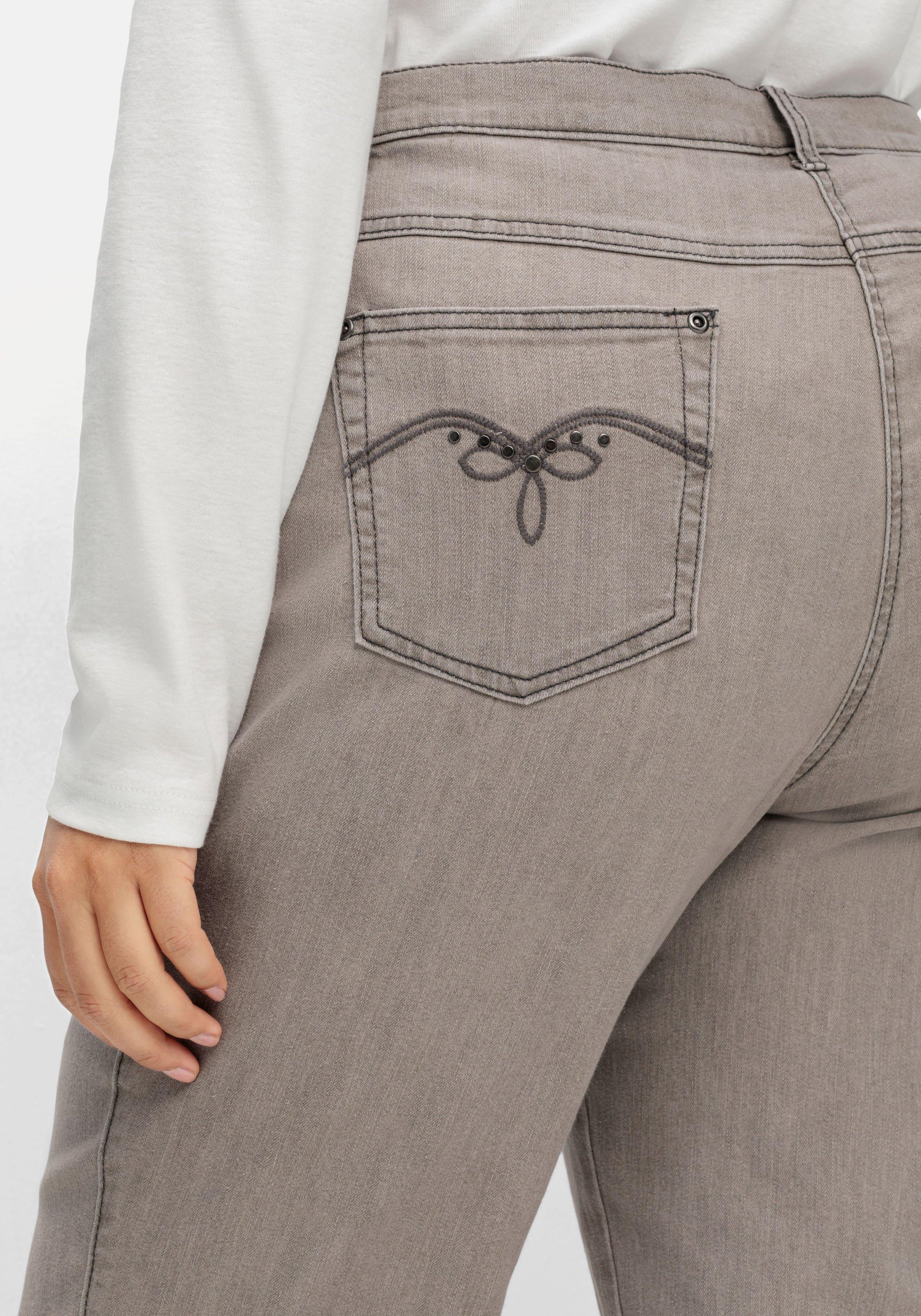 Gerade Jeans in 5-Pocket-Form