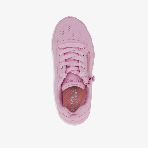 Skechers meisjes sneakers roze met rits