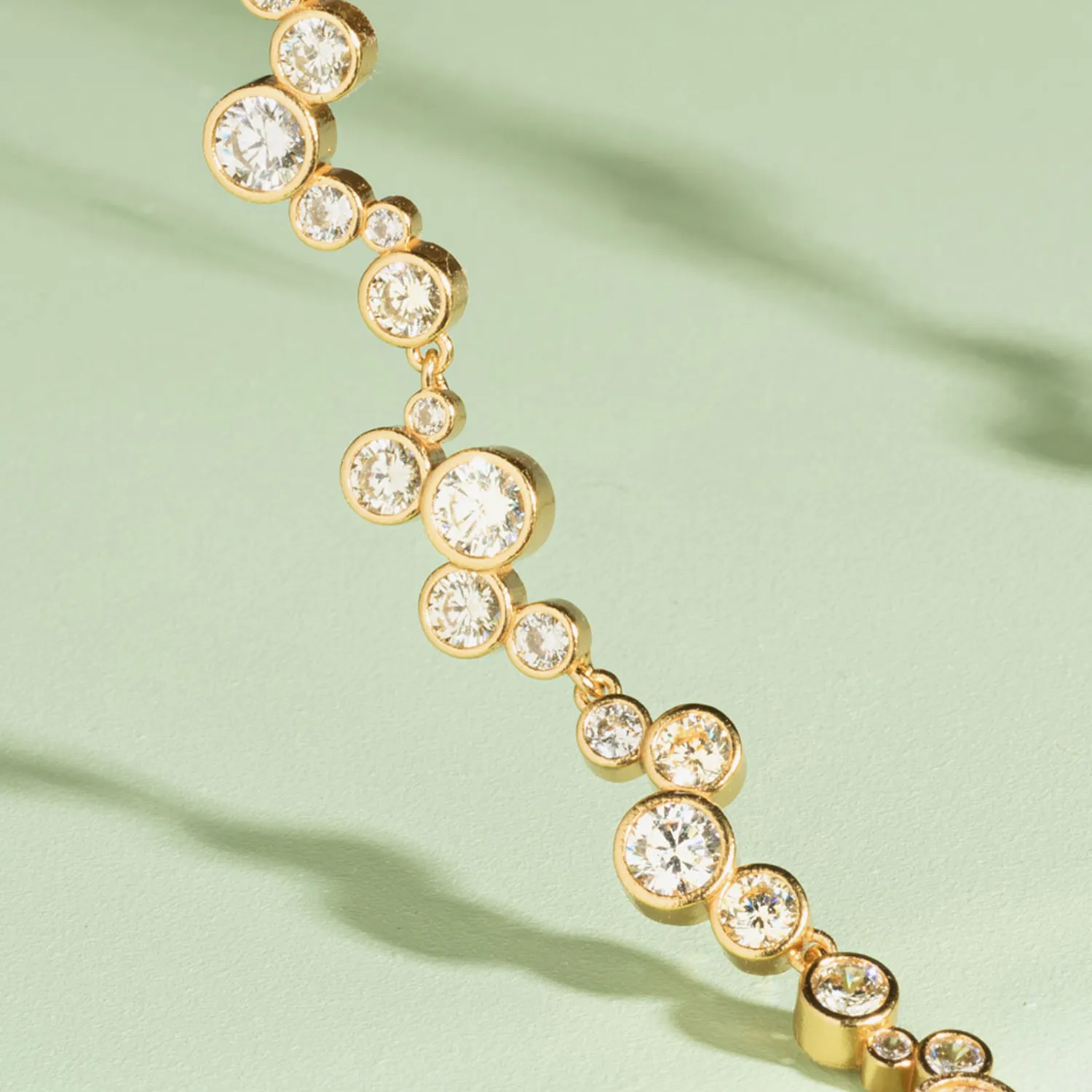 House of Vincent Stolen Starlight Halskæde 18 kt. Forgyldt Sølv VJ143-UNG