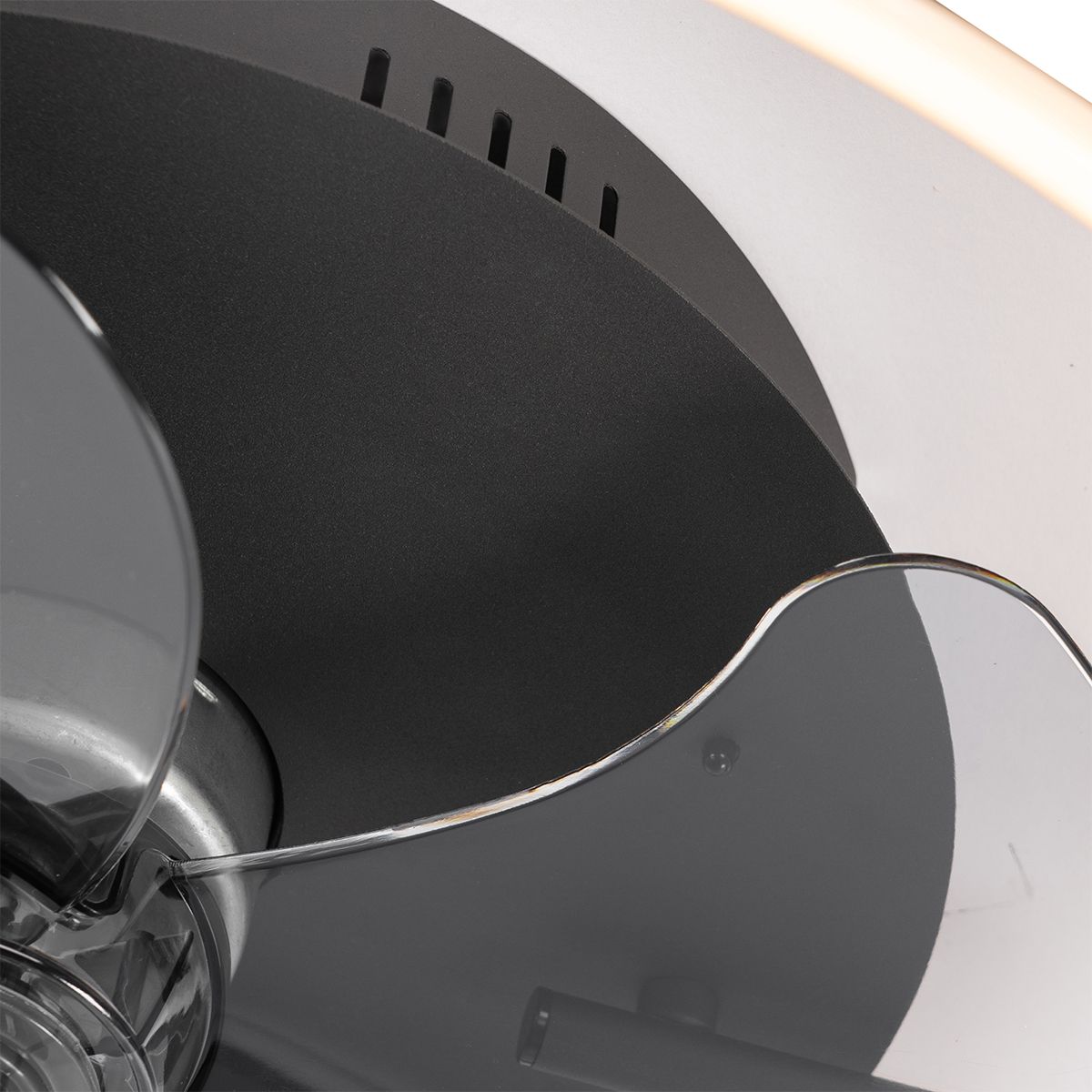 Plafondventilator zwart 50cm incl. LED dimbaar met afstandsbediening - Maddy
