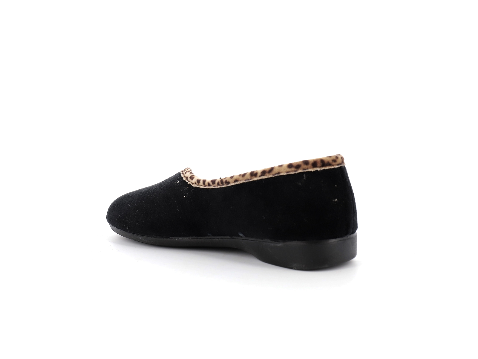 F brand-2454 Textile Noir Leopard