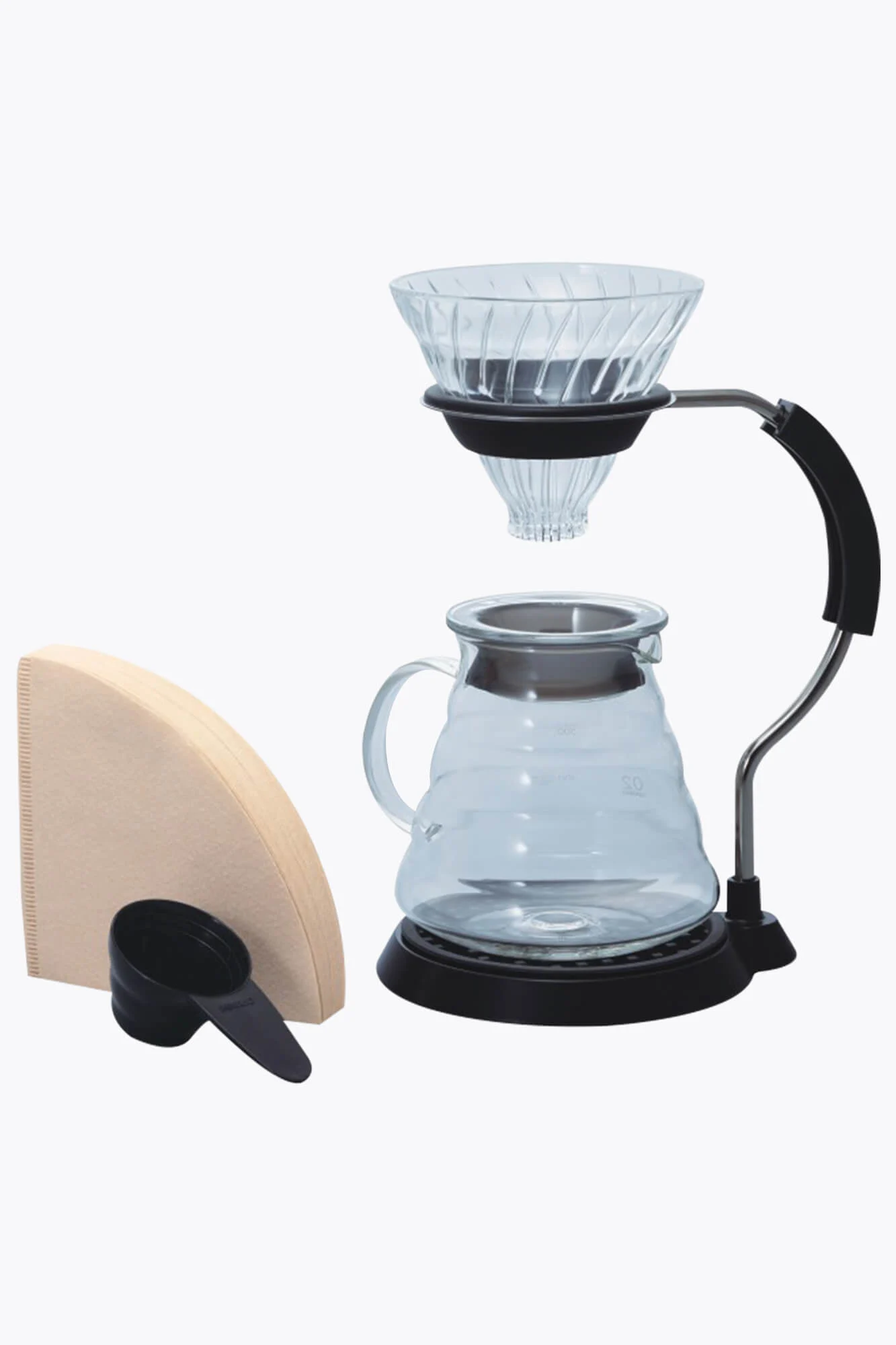 Hario V60 Arm Ständer mit Glas Tropfer Set