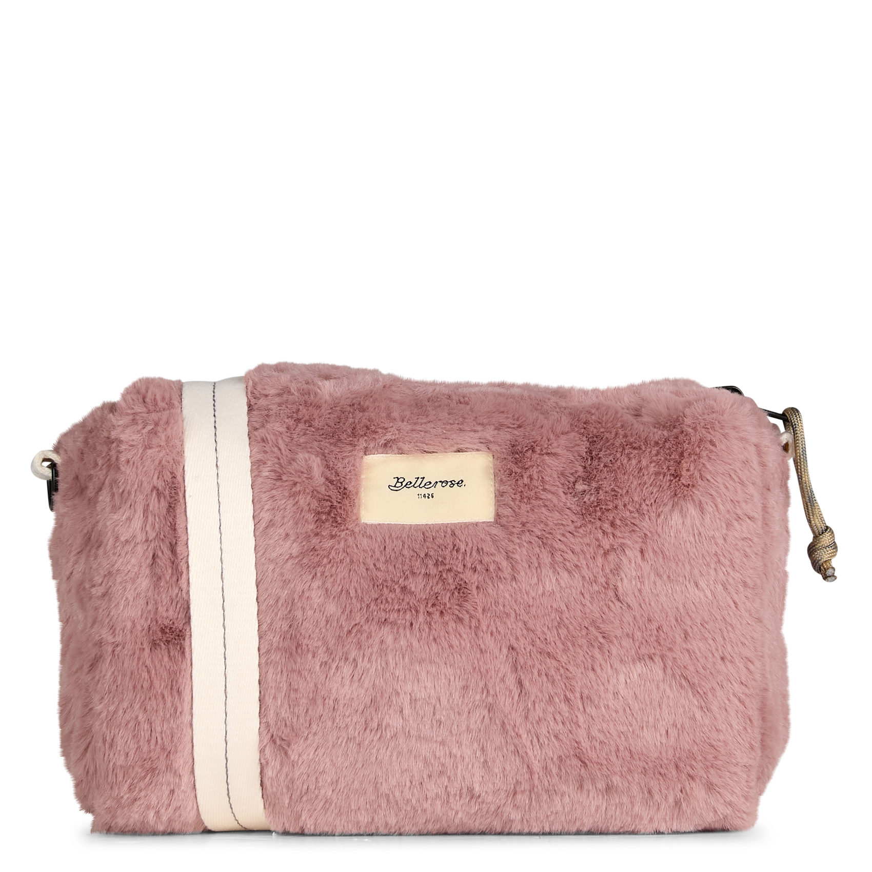 HANOMY - Sac bandoulière effet fourrure | Rose