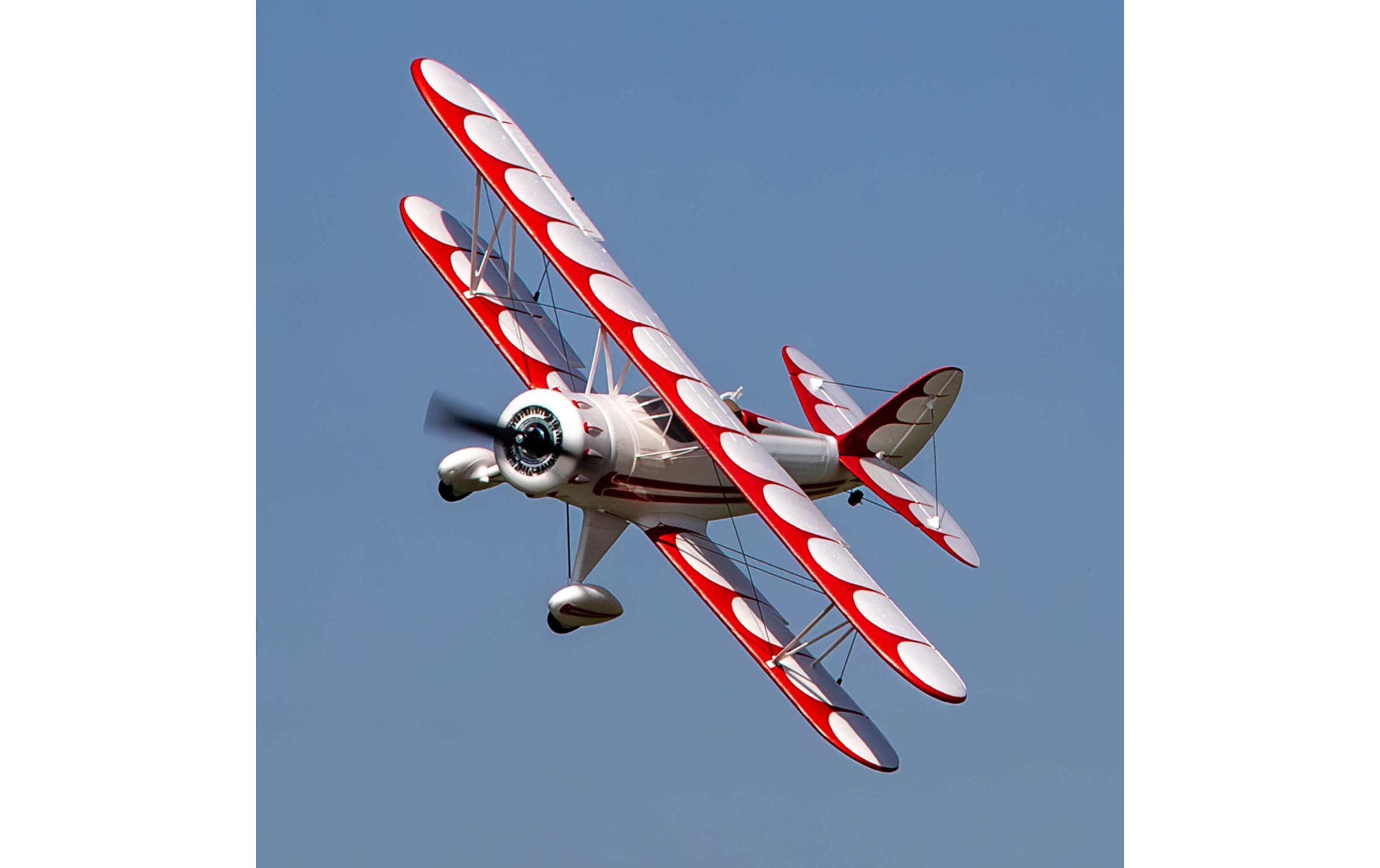 Doppeldecker UMX WACO 550 mm Weiss, BNF Basic<br>UMX Scale Doppeldecker mit Brushless Antrieb und Spektrum Technik