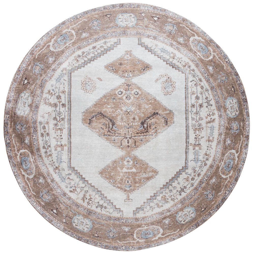 Karaca brown Rond 120 cm