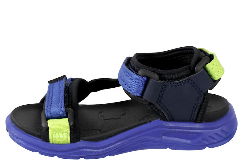 ECCO X-TRINSIC K SANDAL I BLÅ TEKSTIL