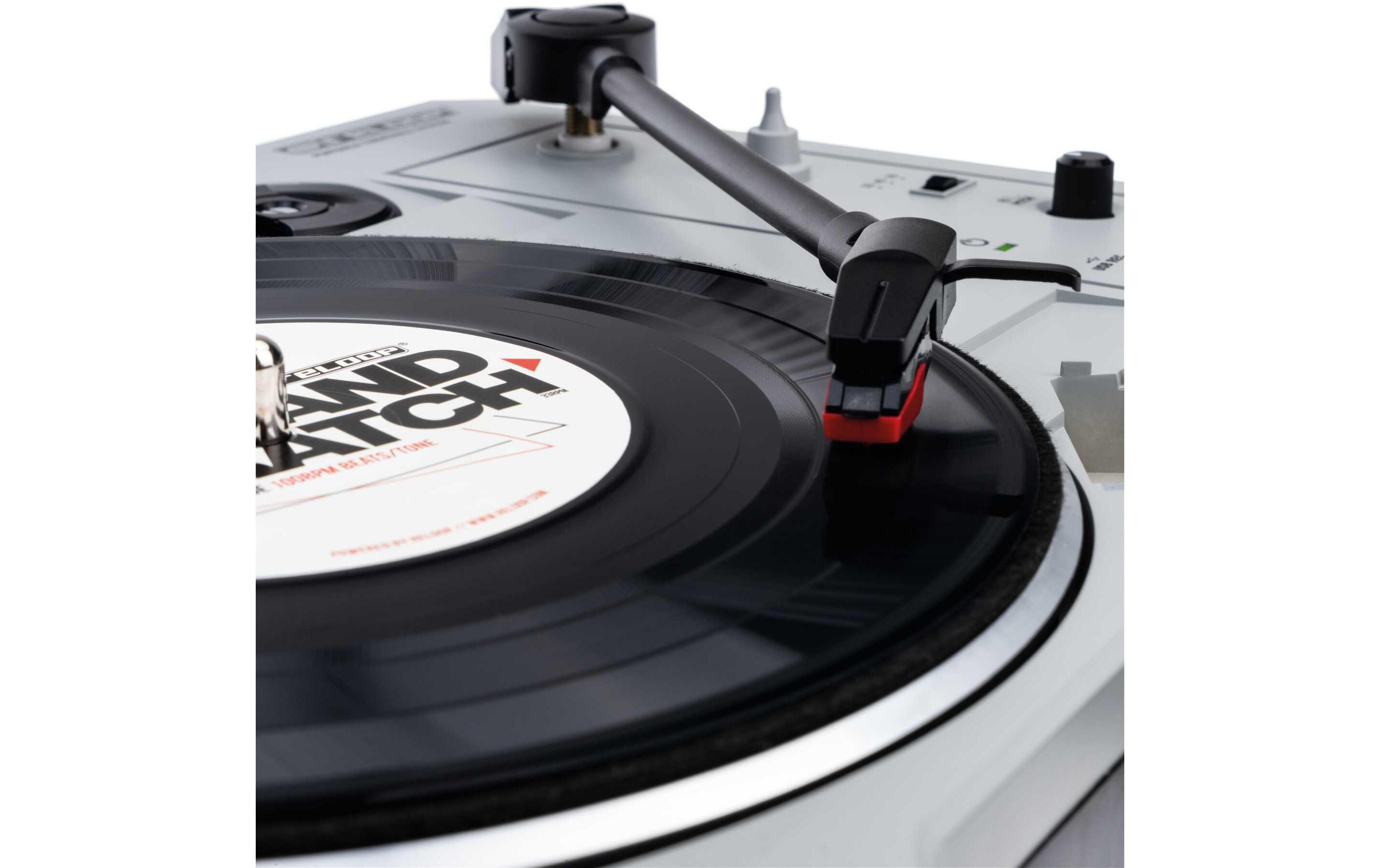 Plattenspieler Spin Grau<br>Mobiles Schallplatten-Vergnügen an jedem Ort