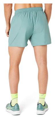 Short Asics Core Run 5in Vert Homme