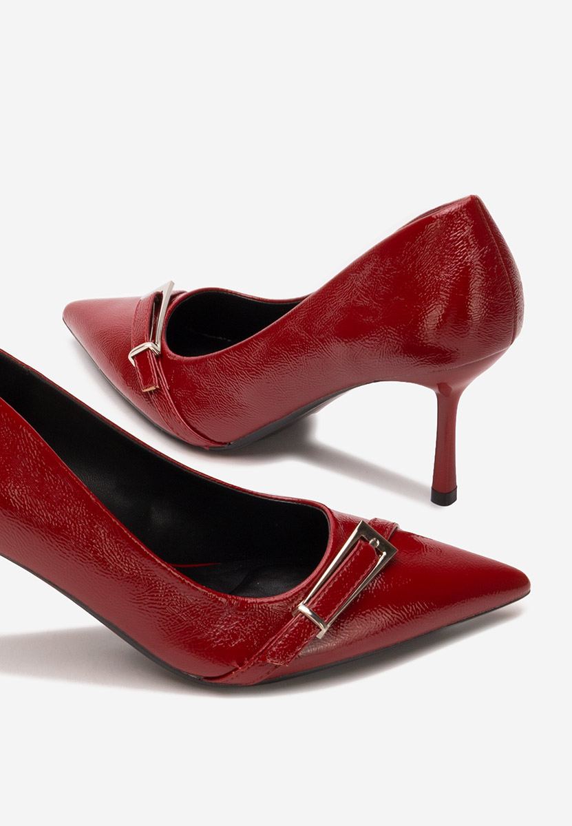 Chaussures à talon aiguille bordeaux Eonica