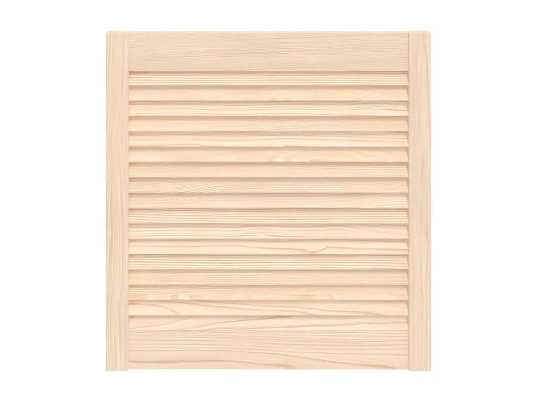 Porte d'armoire à persiennes 61,5x59,4 cm bois de pin massif