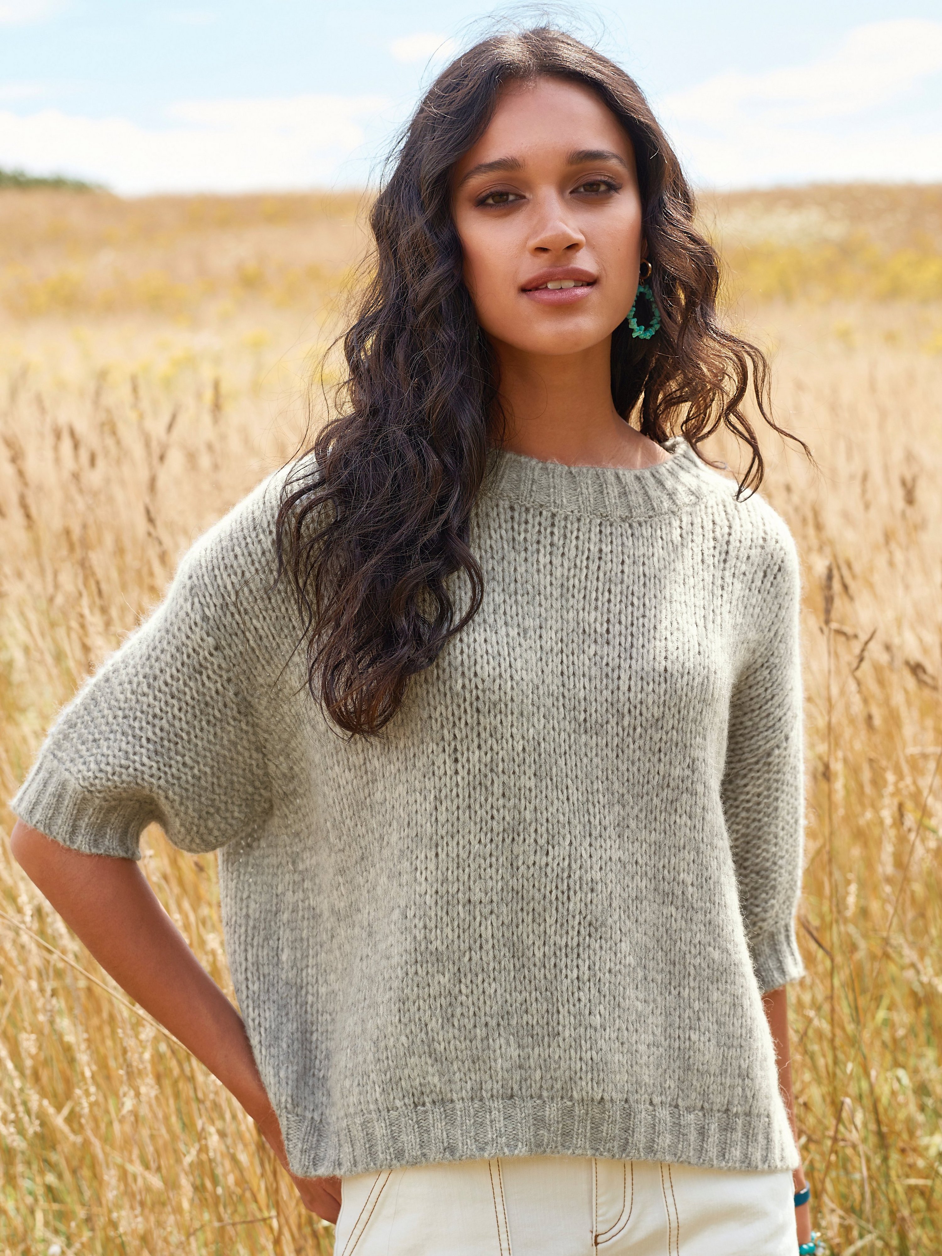 Pullover mit 1/2-Arm