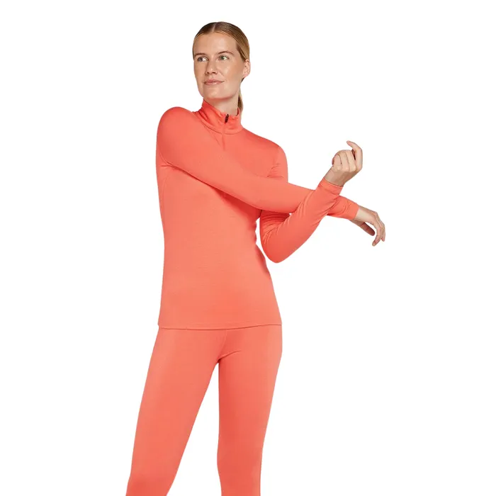 Icebreaker Core Heavyweight Half Zip LS Thermoshirt Dames